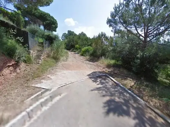 Zona tranquila barrio Montjuic