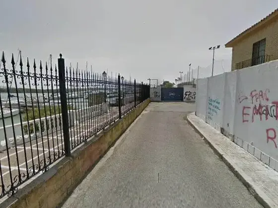 Detrás del club nautico de El Puerto de Santa María