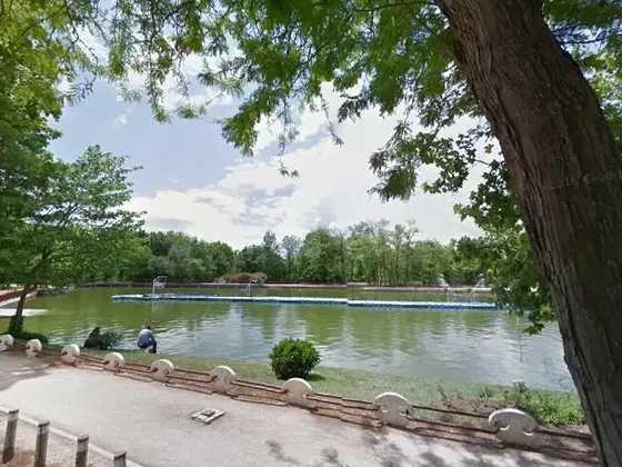 Lago de la casa de Campo, en una barca