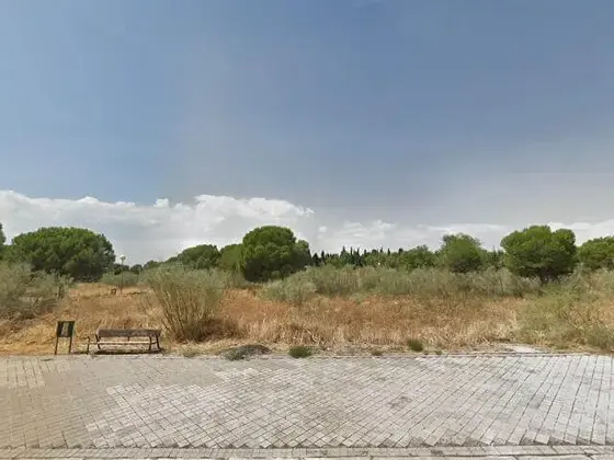 Parque medio abandonado en Alcalá de Henares