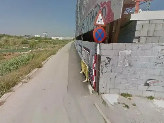 Detrás del campo de futbol municipal de Ripollet