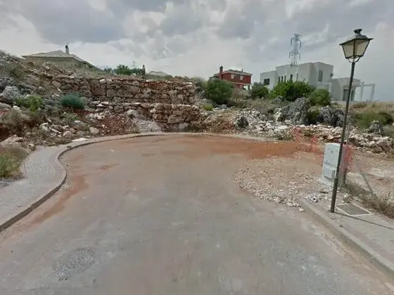 Calle sin salida en Pinos de Alhaurín